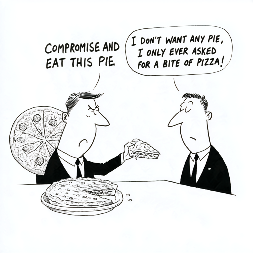 Compromise pie